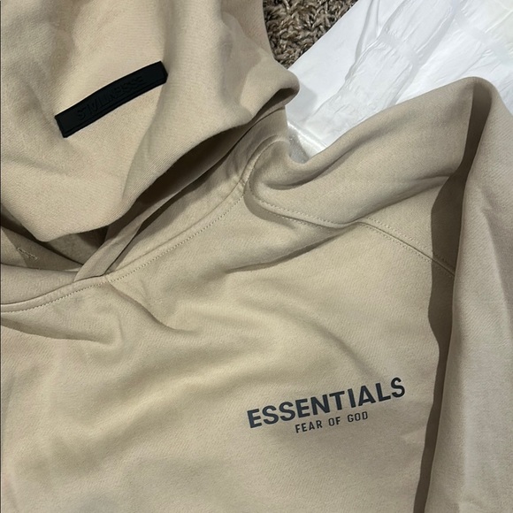 Essentials Tan Hoodie - Picture 3 of 3